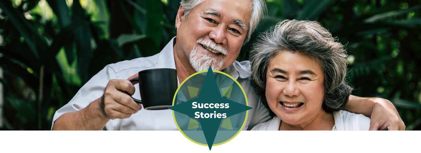Older Couple Outside - Success Stories